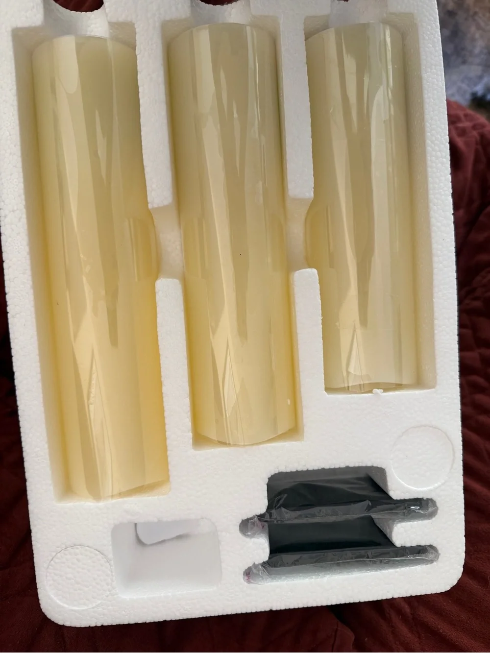 Flameless Candle Lights - Red - Unbranded